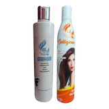 Colágeno Porcelanizado + Shampoo De Ácido Hialuronico Mg Lab