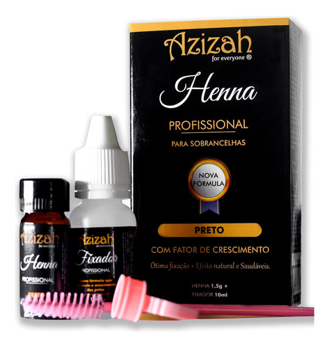 Henna Perfilado De Cejas Tinte Azizah Brasil