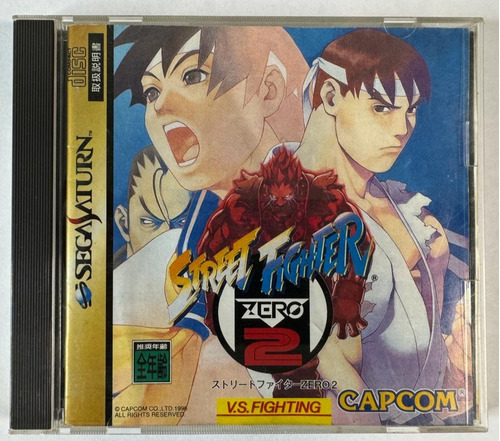 Street Fighter Zero 2 - Sega Saturn - Original 