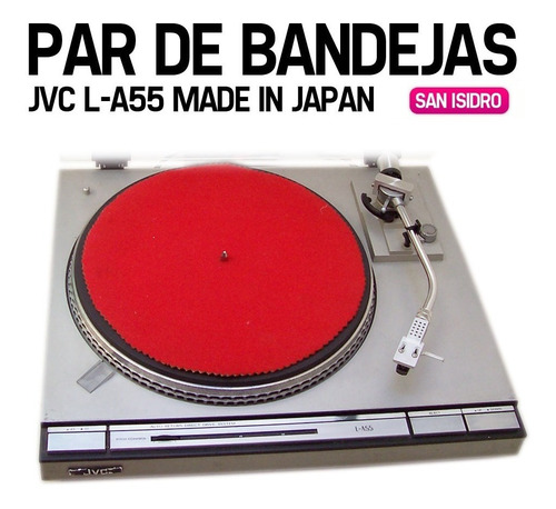 Par De Bandejas Jvc L-a55 - Made In Japan - Funcionando