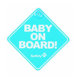 Baby On Board Letrero Safety 1st Azul Bebé A Bordo