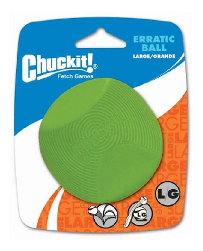 Pelota Erratic Ball Chuckit - L Color Verde