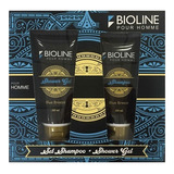  Set Hombre Shower Gel 150 Ml + Shampoo 120ml Bioline