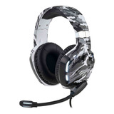 Auriculares Gamer Havit Gamenote H2001d Camouflaged Grey, Color De Luz: Blanco