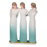 Estatua De Amistad Para Mujeres, Regalo Original 3 Hermanas