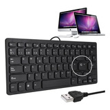 Teclado De Cable Usb Slim Portable Mac Pc Mini Universal