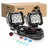 Nilight Zh009 Barra De Luz Led, 2 Unidades, 18 W, Luces De C