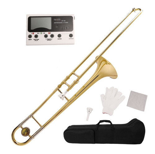 Promoción Kit De Trombone Bb Gold School Band Importado