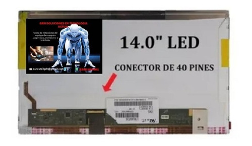Display  Lcd Hp 14.0 Led  G4-1000 G4-2000 Dv4-4000 Cq43 