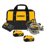 Kit Sierra Circular Xr +2 Baterías 5ah Xr  Dewalt