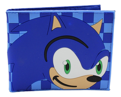 Cartera De Sonic Cuadros - Gamer Siga - Silicón Original