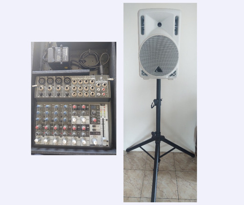 Mesa De Som Behringer Xenyx 1202fx Com Caixa Behringer 