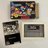 Super Bomberman Cib Completo En Caja Manual Nintendo
