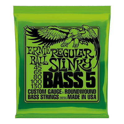 De Bajo Eléctrico 5 Para Ernie Ball Regular Slinky 45-130