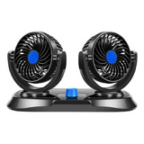 Ventilador Duplo Automotivo Portátil Para Veículos