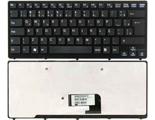 Teclado P/ Sony Vaio Pc-cw19fj/w Pccw19fj/w Pcg-61111l