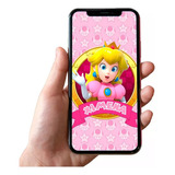 Invitación Digital En Video Princesa Peach Mario Bros