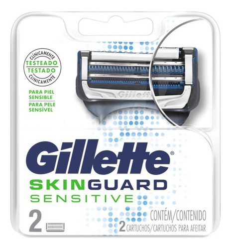 Gillette Skinguard Sensitive X 2 Unidades