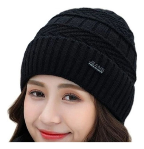 Touca Gorro Unissex Para Frio Inverno Forrado Modelo Hl-06