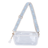 Bolso Tipo Bandolera De Pvc, Bolsa Transparente, Portátil Pa