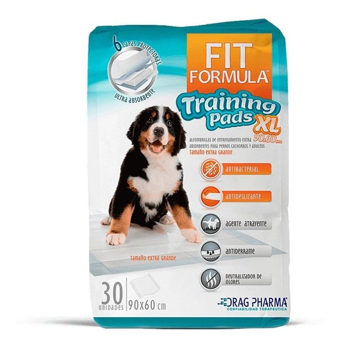 Sabanillas De Entrenamiento Perros 60x90cm 30un Fit Formula