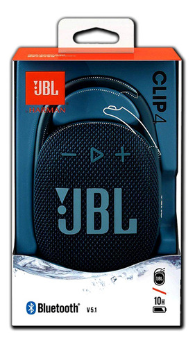 Caixa De Som Bluetooth Jbl Clip4 Eco - Black