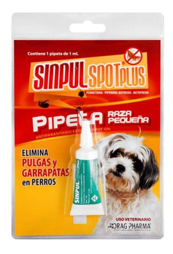 Sinpul Spot Plus Pipeta Para Perros Hasta 5 Kg. Tps