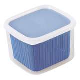 Caja De Almacenamiento Para Refrigerador, Contenedor De Azul