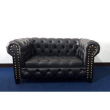 Sofa Chester Sillon 2 Cuerpos Chesterfield Asiento Capitone