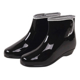 Botas De Lluvia H Para Mujer, Modernas, De Tubo Corto, Wate