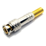 Conector Bnc Macho Con Resorte Para Cctv Cable Coaxial