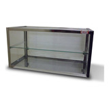 Vitrina Exhibidora De Acero Inox De 60 X 30 X 30 Mostrador