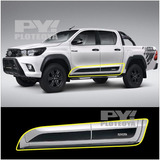 Calcos Franjas Limited Puertas Compatible P/ Toyota Hilux 