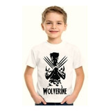 Camiseta Camisa Wolverine Infantil