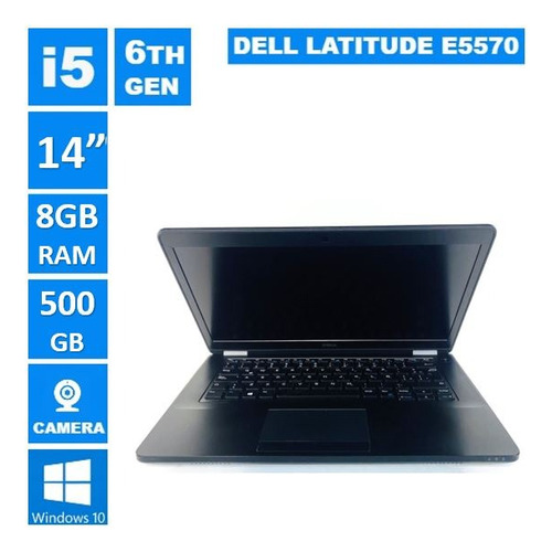 Laptop Dell I5 6ta Gen 8gb, 500gb Win 10