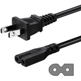 2 Prong Ac Power Cord Compatible Wtih Vizio D/e/m Series Hdt