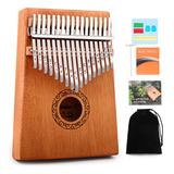 Piano De Pulgar Kalimba Portátil 17 Teclas Regalo Musical