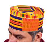 Decora Traje Africano Hombres Sombrero Kente Patrón Niños Ni