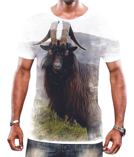 Camisa Camiseta Unissex Animal Cabra Cabrito Bode Fazenda 11