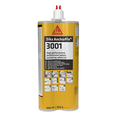 Sika Anchorfix 3001 Anclaje Epóxico Alta Capacidad De Carga | Envío gratis