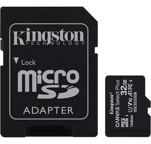 Memoria Micro Sd Kingston 32gb 100mb/s Clase 10 Canvas Plus