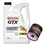 Aceite Castrol Gtx 10w30 Garrafa Multigrado+filtro Stp Xl