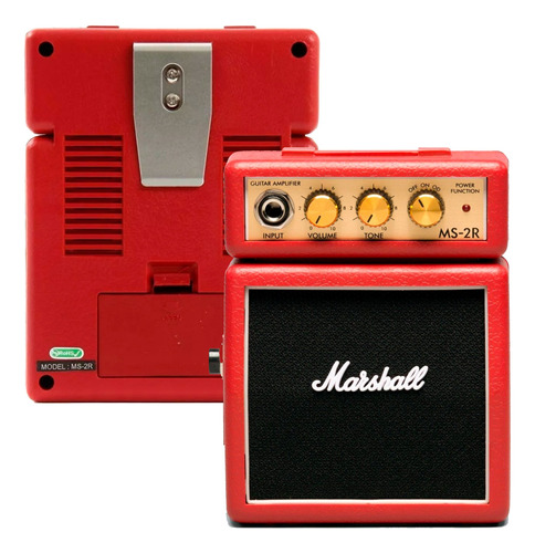 Cubo Amplificador Guitarra Marshall Ms-2r-e Mini 1w