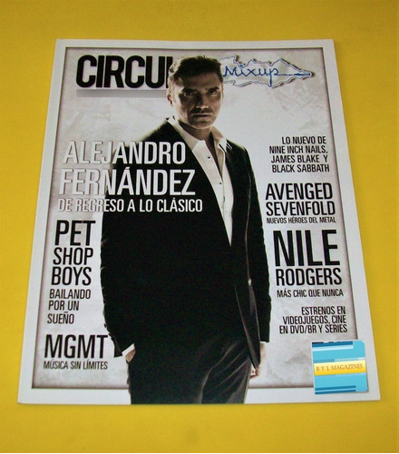Alejandro Fernandez Revista Circulo 2013 Pet Shop Boys Yahir