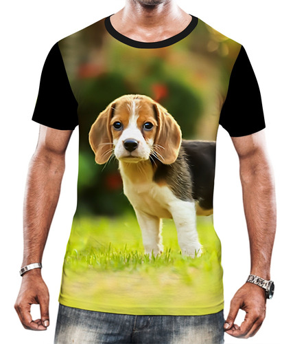 Camisa Camiseta Cachorro Raça Beagle Dócil Filhotes Cão Hd 4