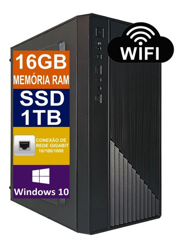 Pc Computador Cpu I5 / Ssd 1tb M2 Nvme / 16gb / Fonte 500w