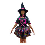 Disfraz Bruja Mujer Witch Adulto Halloween