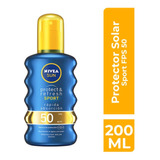 Bloqueador Solar Nivea Protect & Refresh Sport Spray Fps 50