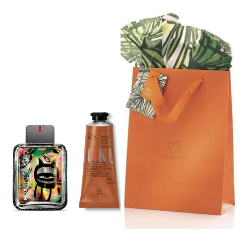 Natura Urbano Nox Kit Perfume 100ml + Spray 100ml + Bolsa
