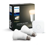 Kit Ampolleta Inteligente Philips Hue 9w E27 Luz Cálida